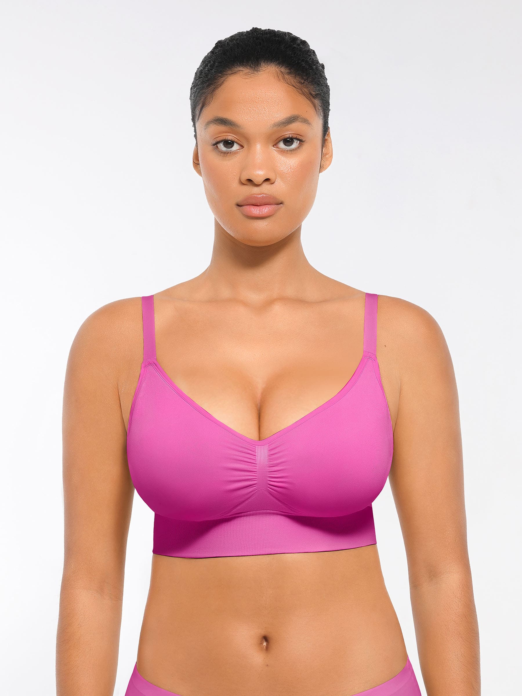 MyCurve Seamless Everyday Bra with Built-In Soft Padding