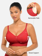 Conjunto de sujetador MyCurve Seamless Everyday con relleno suave incorporado