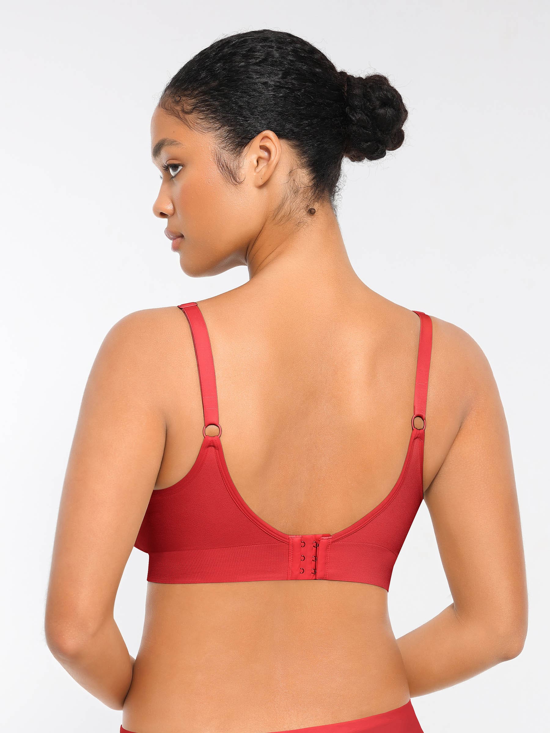 Conjunto de sujetador MyCurve Seamless Everyday con relleno suave incorporado