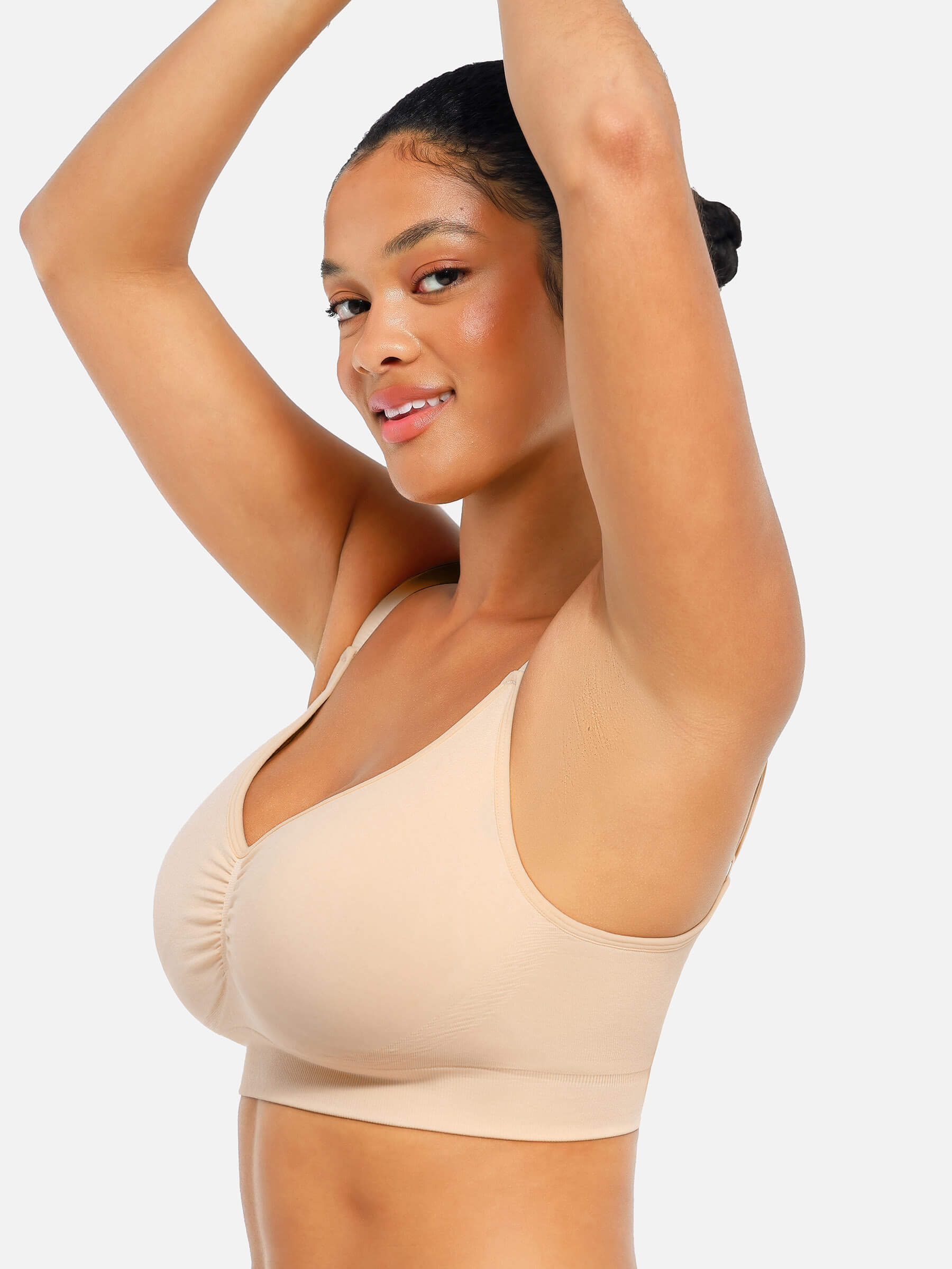 MyCurve Seamless Everyday Bra with Built-In Soft Padding