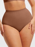 MyCurve Seamless High-Waist Tummy Control Antibacterial Peach Hip Brief