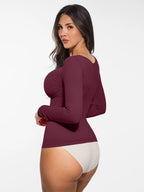 MyCurve Seamless Long-Sleeve Everyday Shaper Top