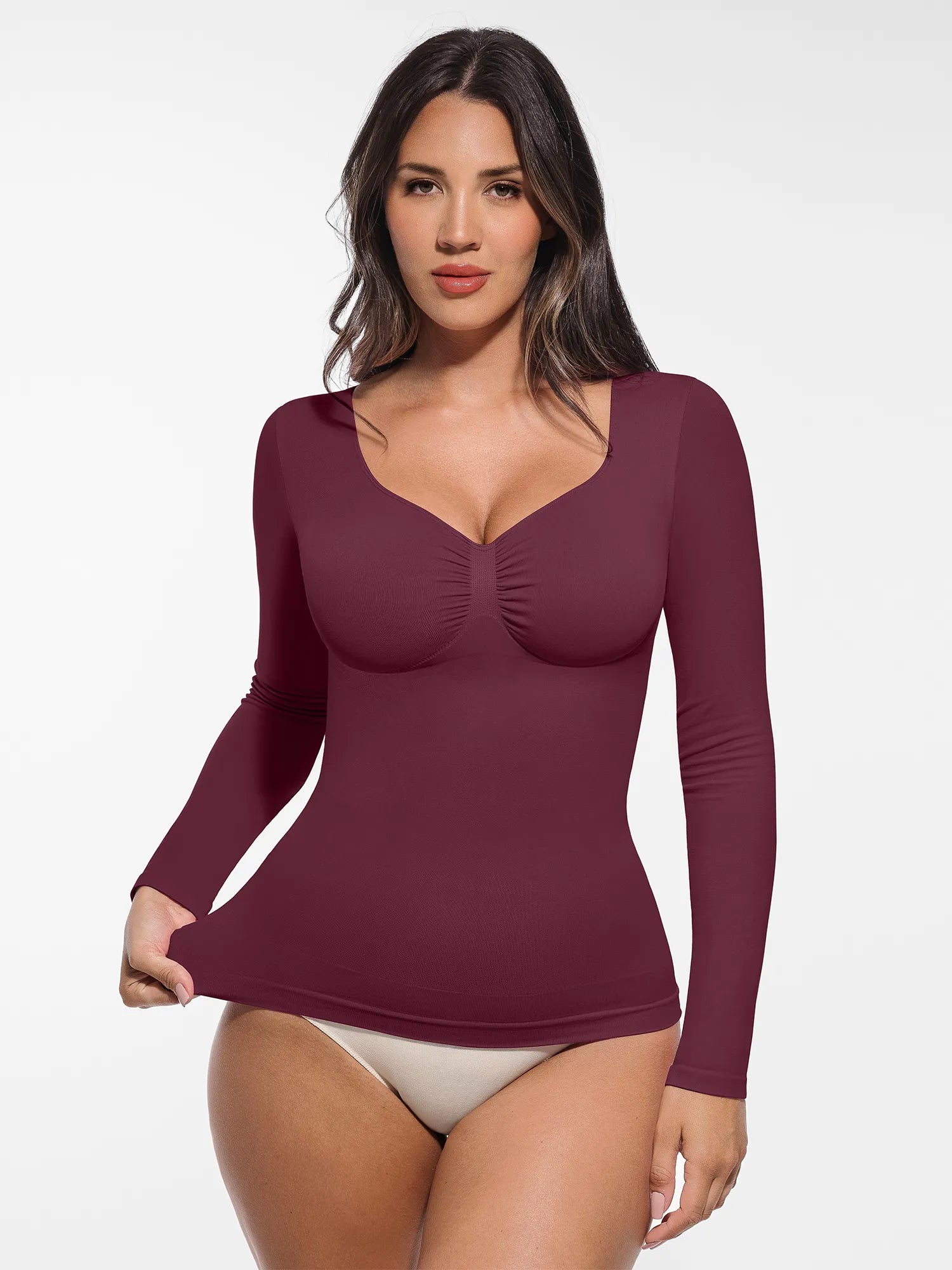 MyCurve Seamless Long-Sleeve Everyday Shaper Top