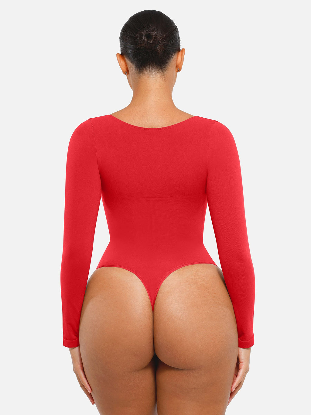 MyCurve Seamless Long Sleeve Tummy Control Thong Bodysuit