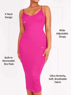 MyCurve Seamless Midi Body Shaper Dress