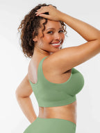 Conjunto de sujetadores de uso diario con tirantes anchos y sin aros MyCurve