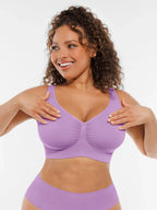 Conjunto de sujetadores de uso diario con tirantes anchos y sin aros MyCurve