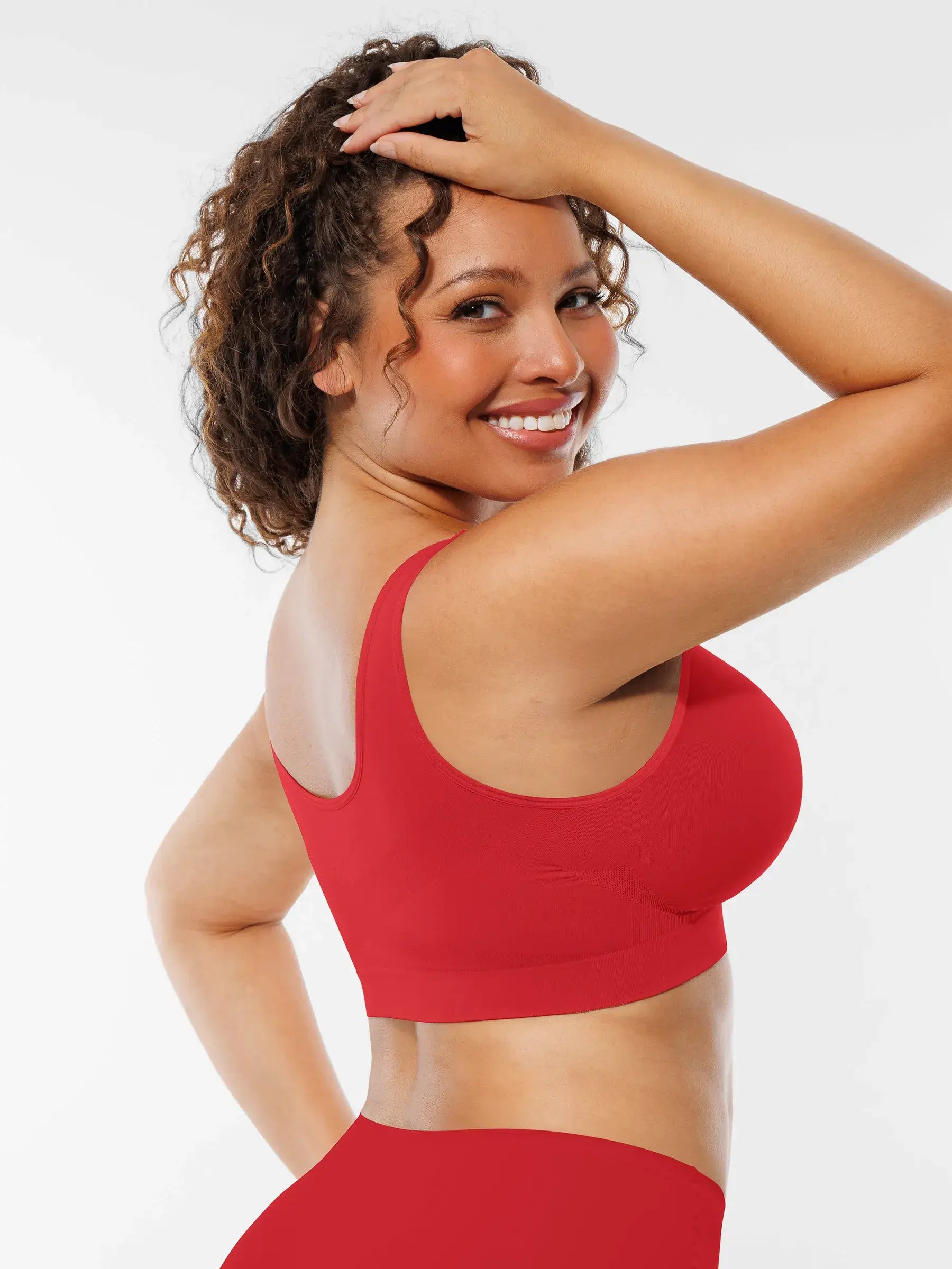 Conjunto de sujetadores de uso diario con tirantes anchos y sin aros MyCurve