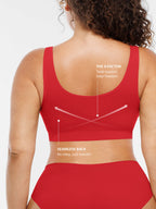Conjunto de sujetadores de uso diario con tirantes anchos y sin aros MyCurve