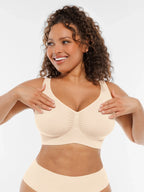 Conjunto de sujetadores de uso diario con tirantes anchos y sin aros MyCurve