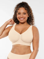 Conjunto de sujetadores de uso diario con tirantes anchos y sin aros MyCurve