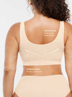 Conjunto de sujetadores de uso diario con tirantes anchos y sin aros MyCurve