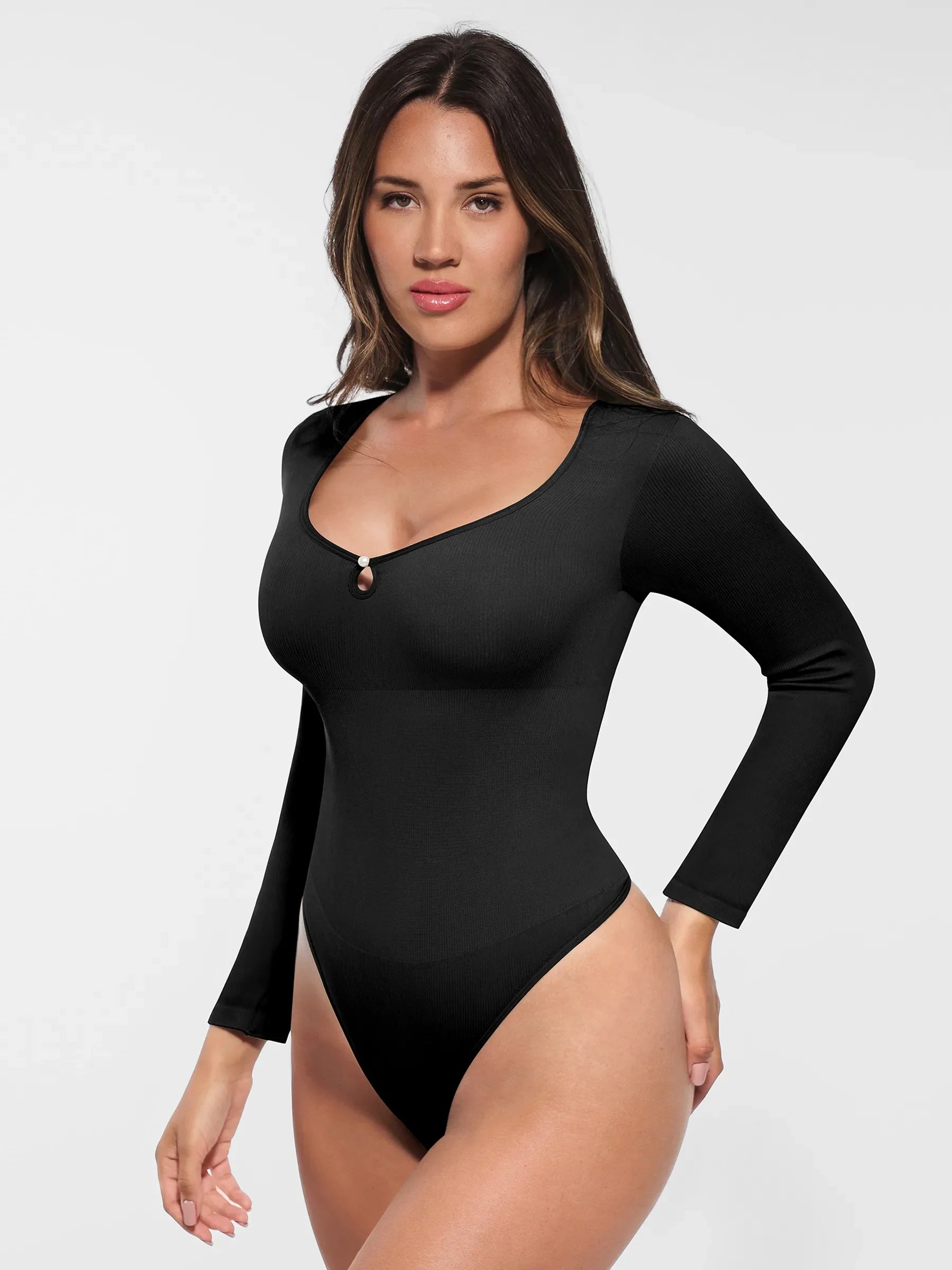 MyCurve Seamless Ribbed Bodysuit