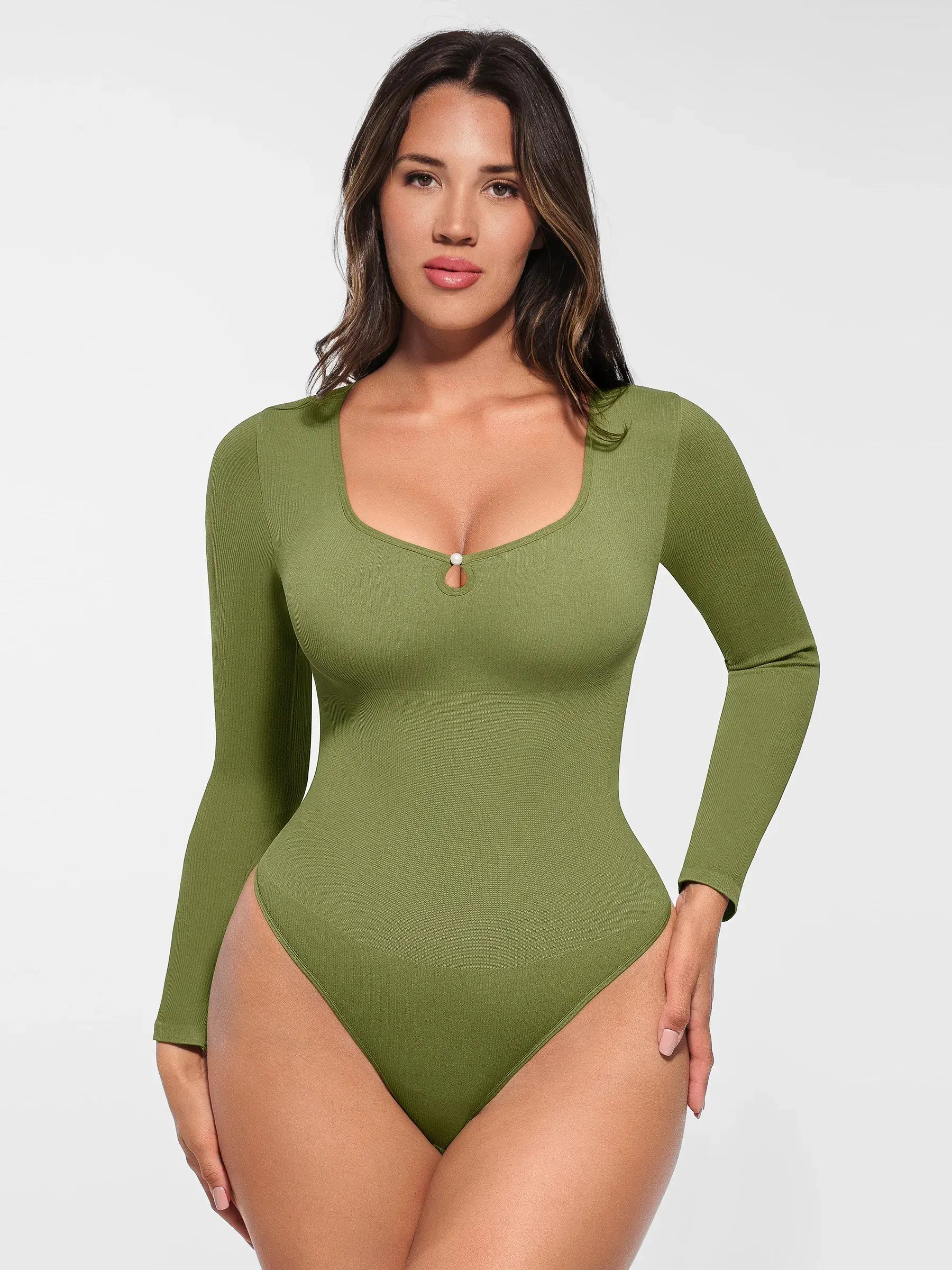 MyCurve Seamless Ribbed Bodysuit