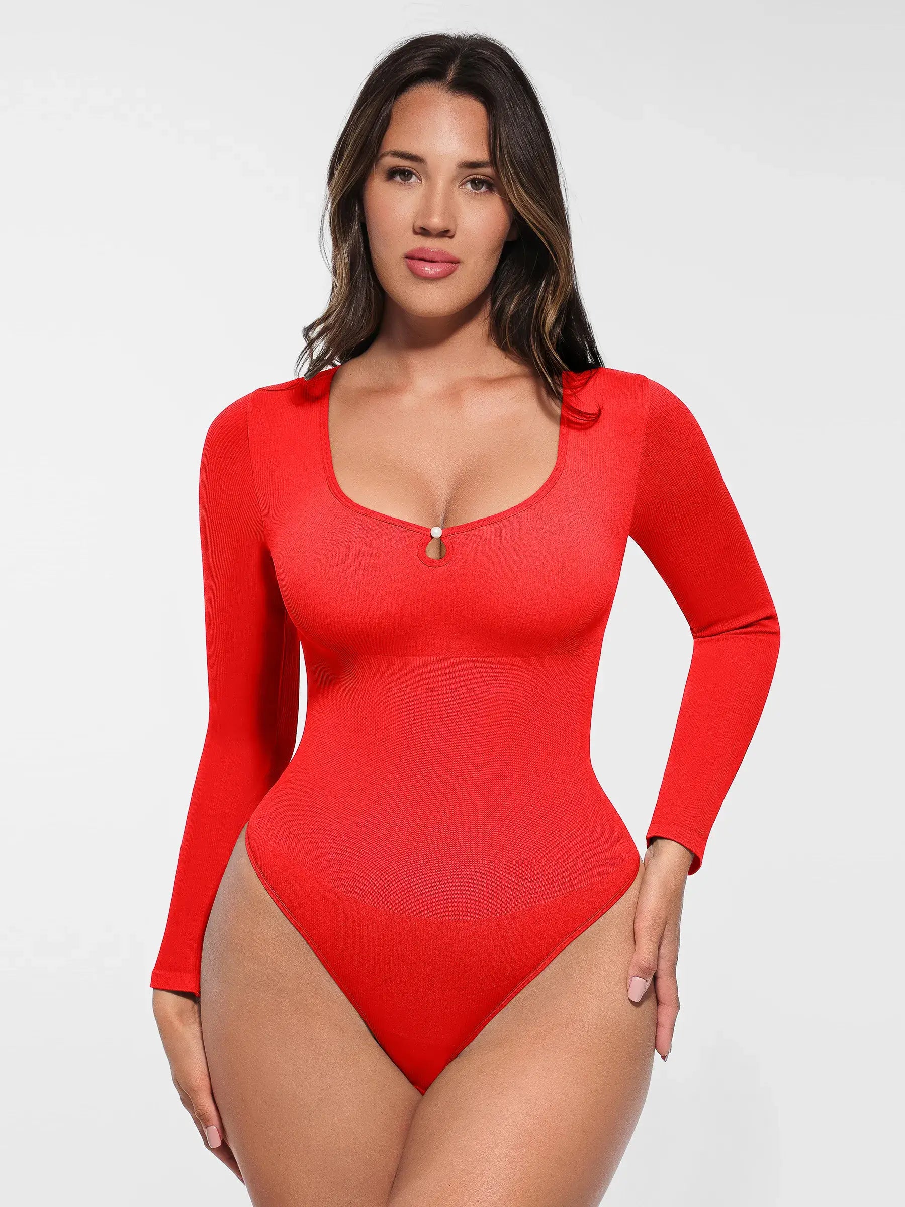 MyCurve Seamless Ribbed Bodysuit