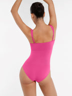 Body de tanga con escote de diamante moldeador sin costuras MyCurve