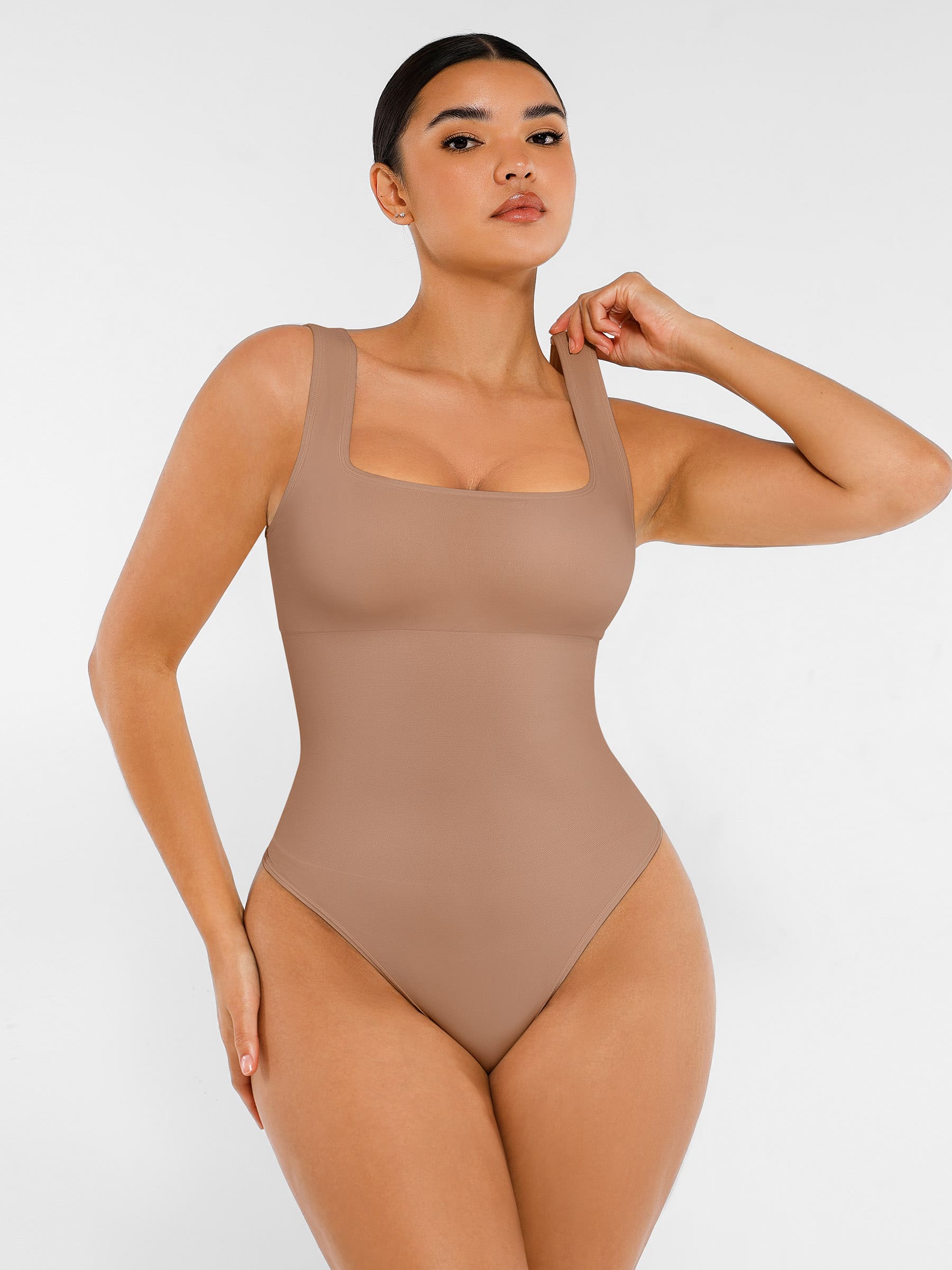MyCurve Seamless Shapewear Thong Bodysuit