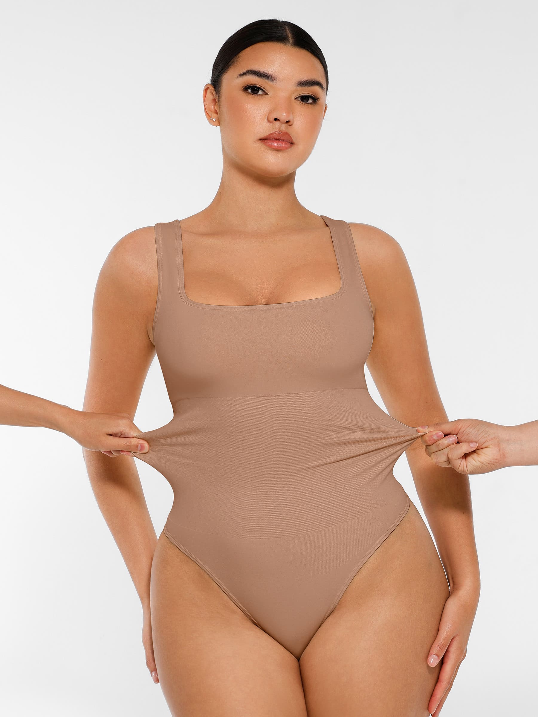 MyCurve Seamless Shapewear Thong Bodysuit