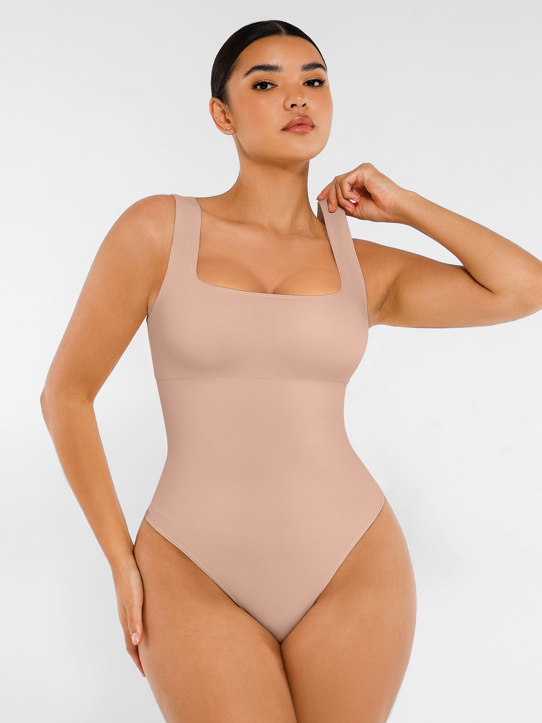 MyCurve Seamless Shapewear Thong Bodysuit