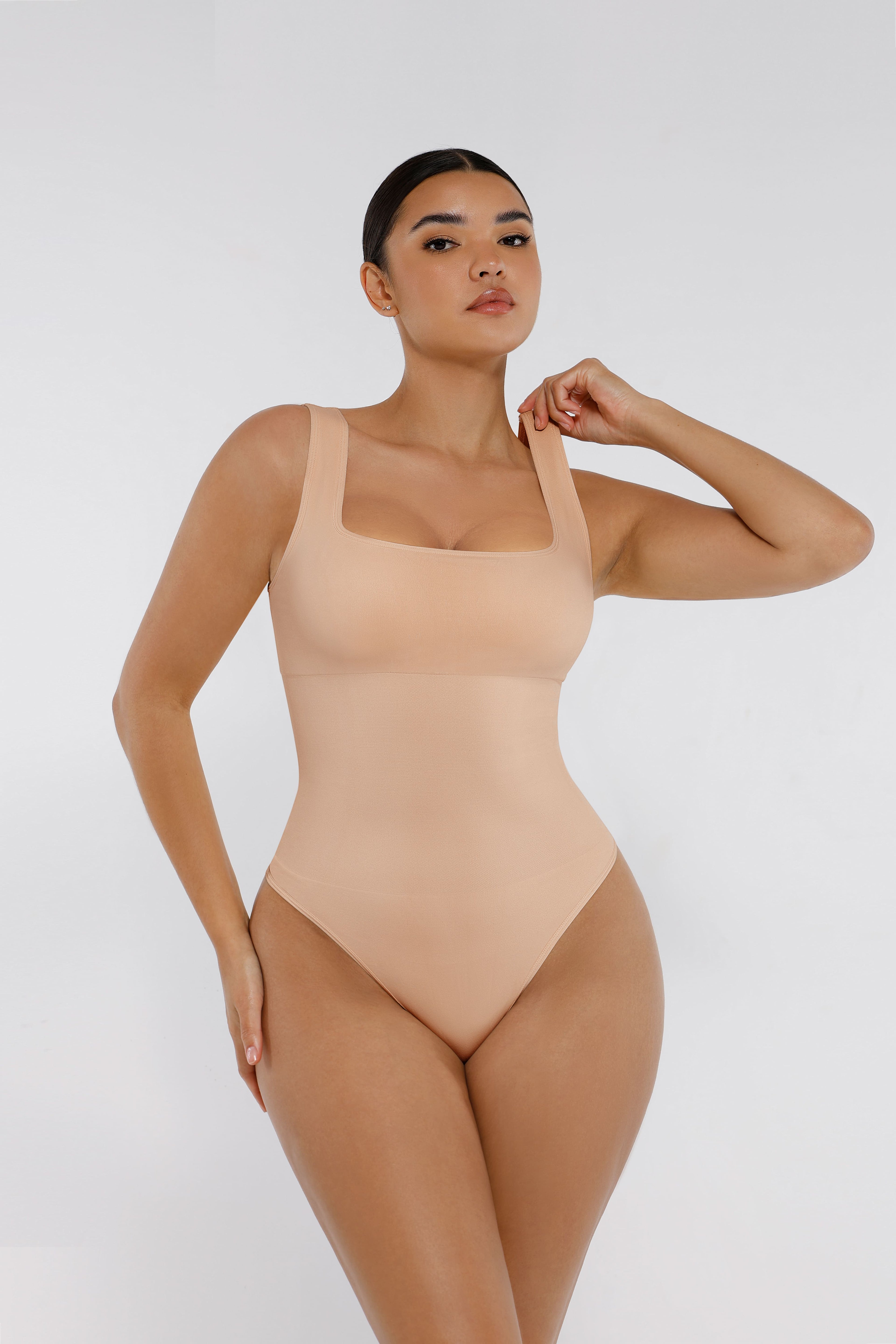 MyCurve Seamless Shapewear Thong Bodysuit