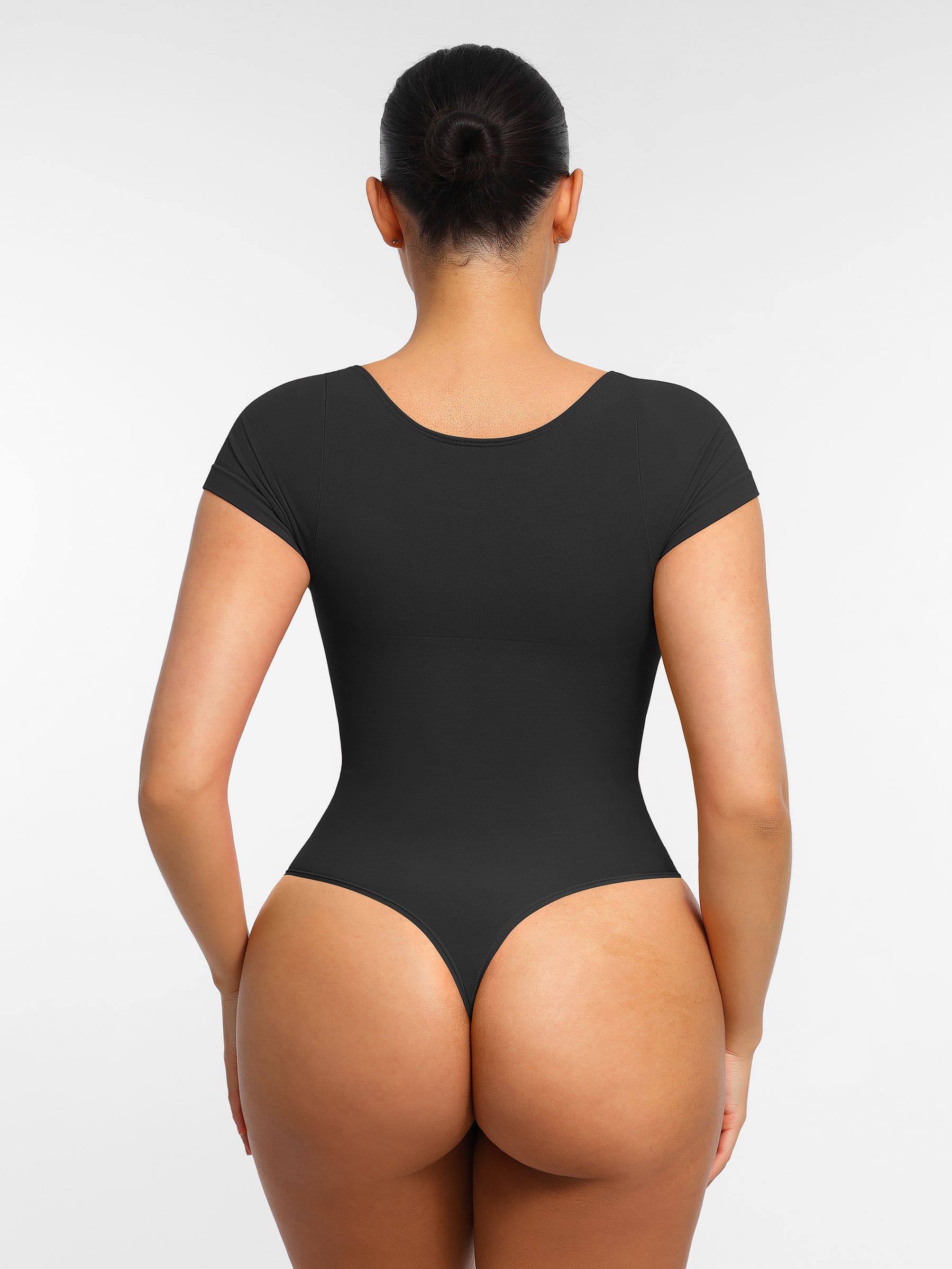 MyCurve Tummy Control Seamless Short-Sleeve Bodysuit