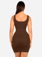 MyCurve Seamless Square Neck Shaping Dress