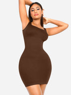 MyCurve Seamless Square Neck Shaping Dress