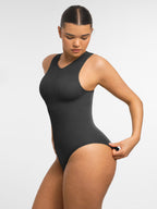 MyCurve Tummy-Shaping Seamless Zipper Bodysuit