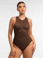 MyCurve Tummy-Shaping Seamless Zipper Bodysuit