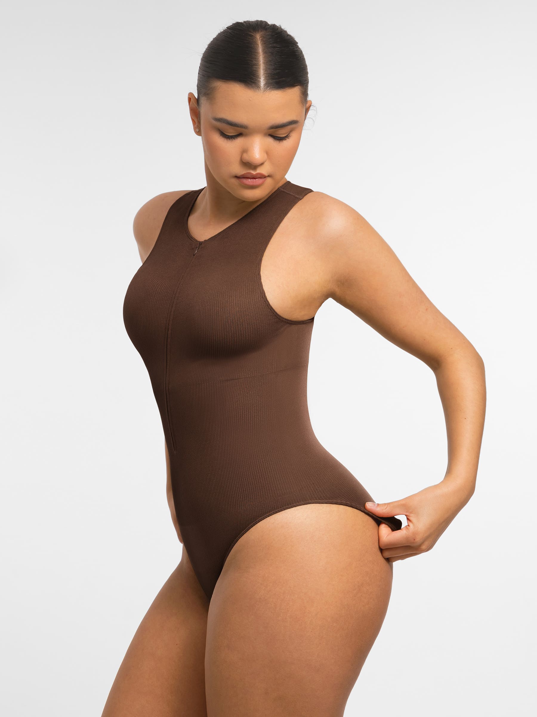 MyCurve Seamless Tummy Control Invisible Zipper Shaping Bodysuit