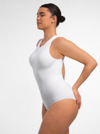 MyCurve Tummy-Shaping Seamless Zipper Bodysuit