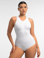 MyCurve Tummy-Shaping Seamless Zipper Bodysuit