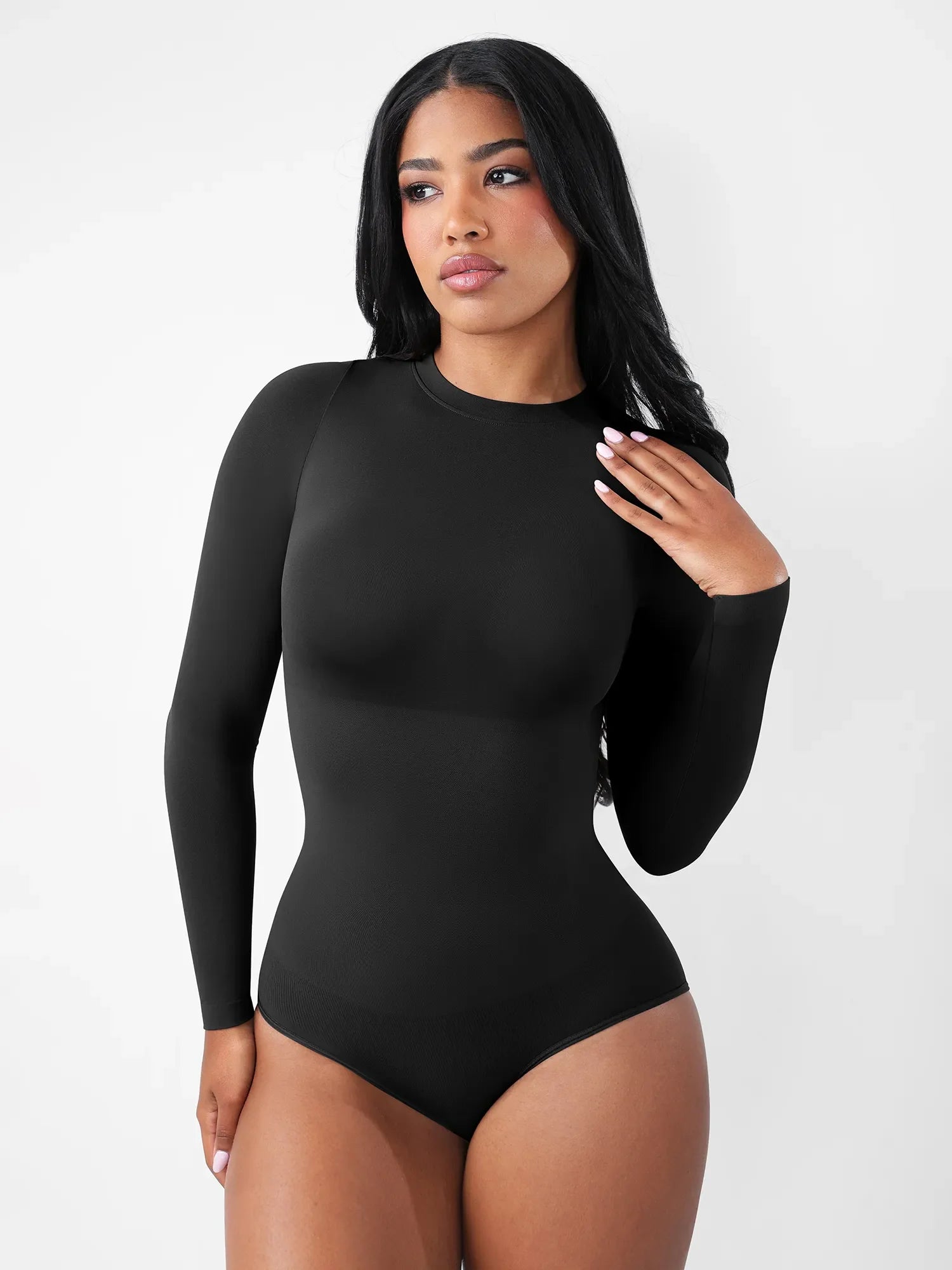 MyCurve Seamless Ultra-Soft Crew Neck Bodysuit
