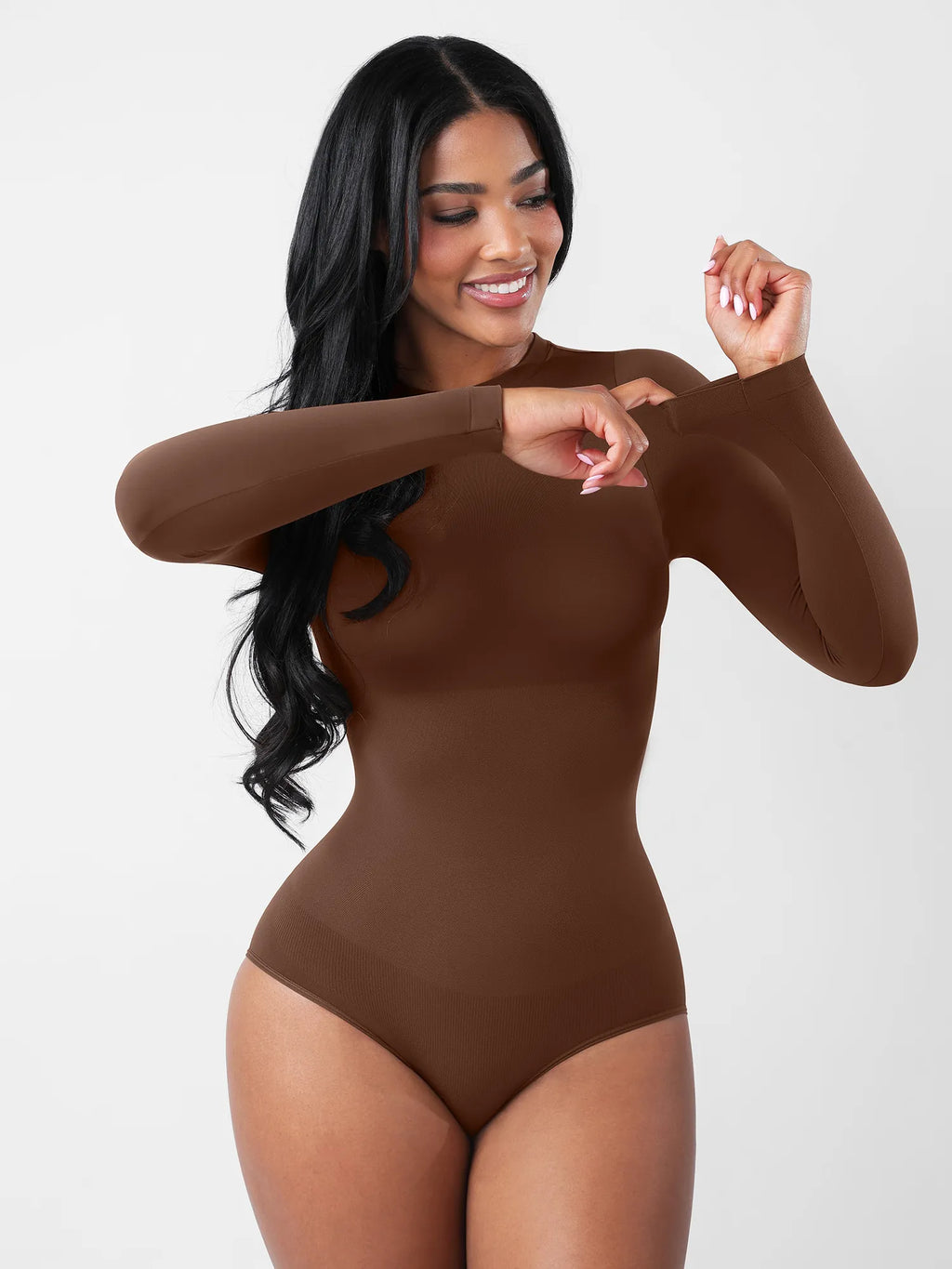 MyCurve Seamless Ultra-Soft Crew Neck Bodysuit