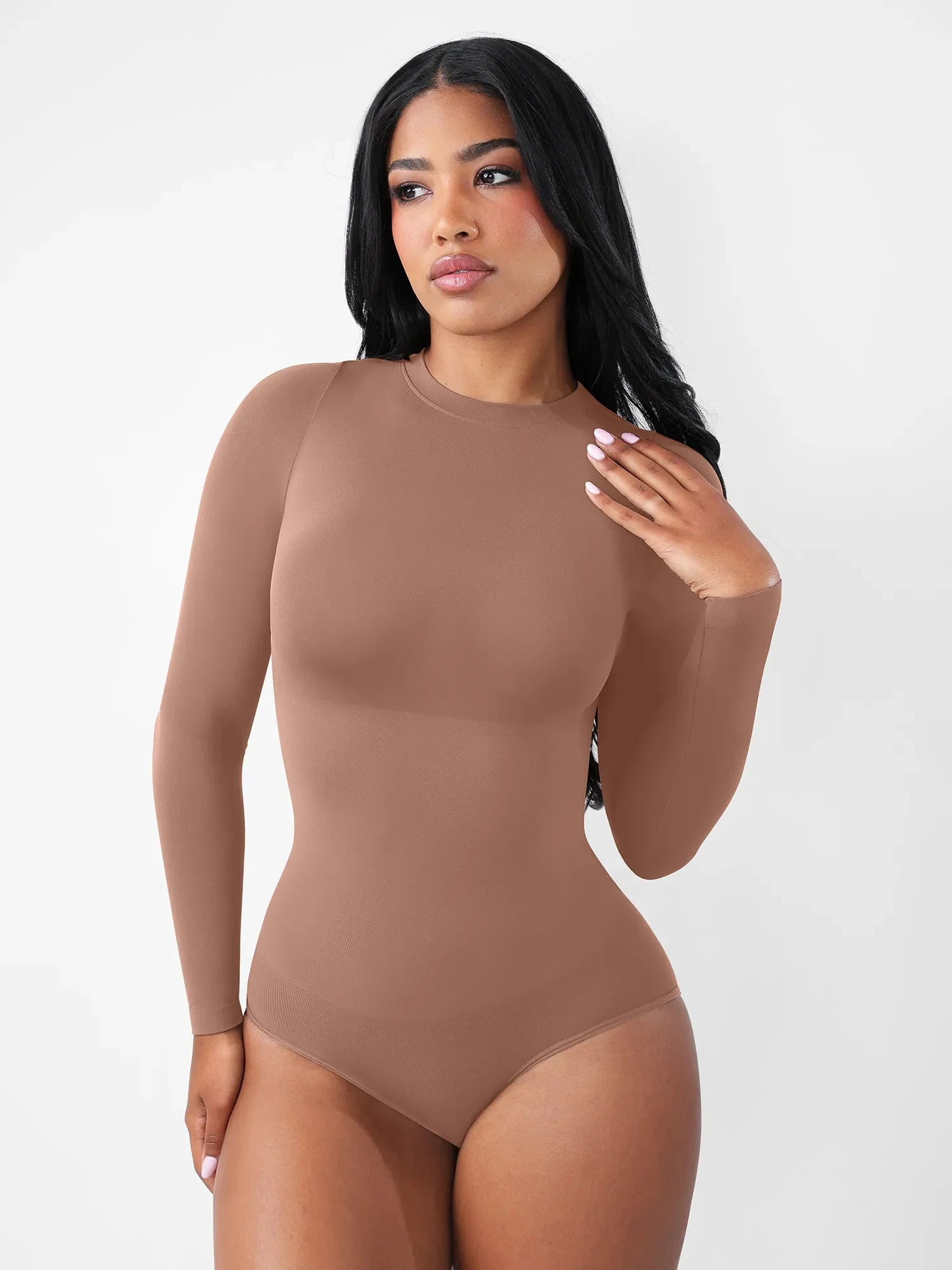 MyCurve Seamless Ultra-Soft Crew Neck Bodysuit
