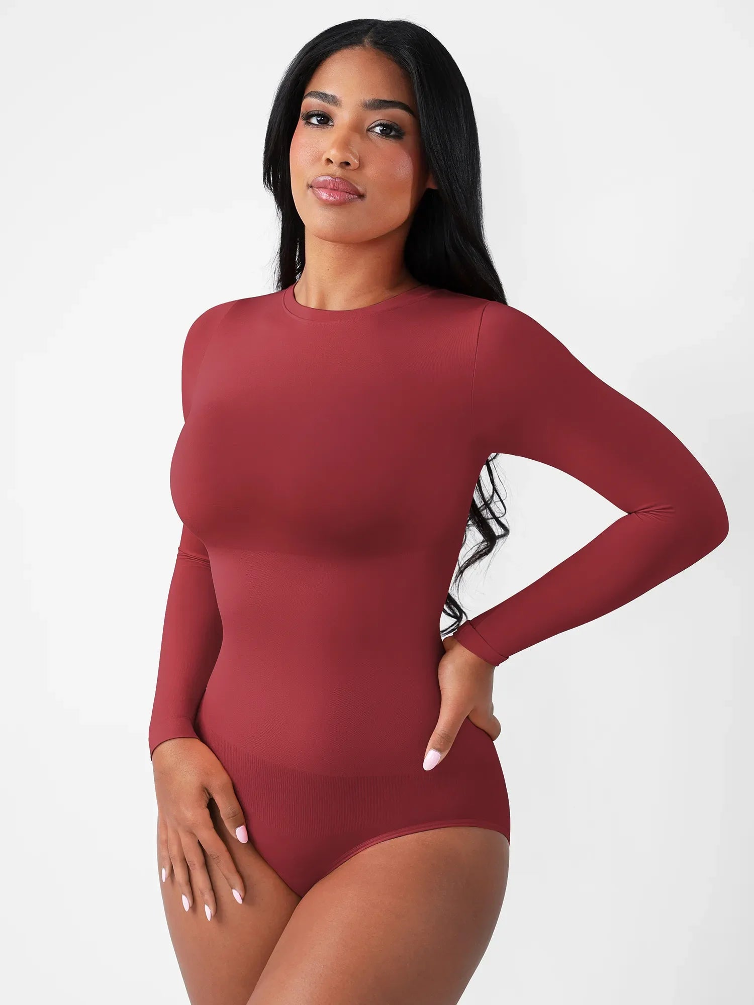 MyCurve Seamless Ultra-Soft Crew Neck Bodysuit