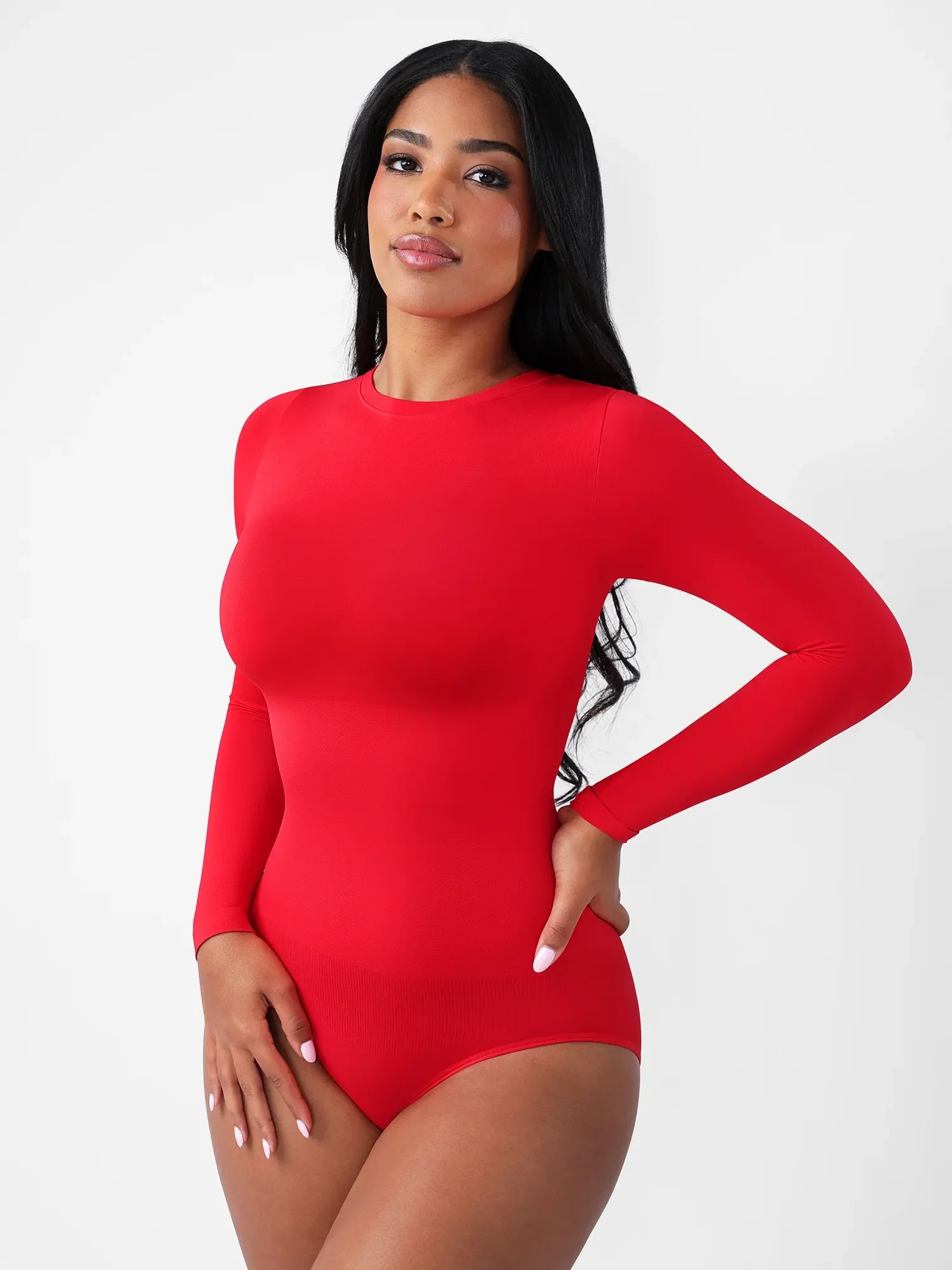 MyCurve Seamless Ultra-Soft Crew Neck Bodysuit