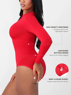 MyCurve Seamless Ultra-Soft Crew Neck Bodysuit