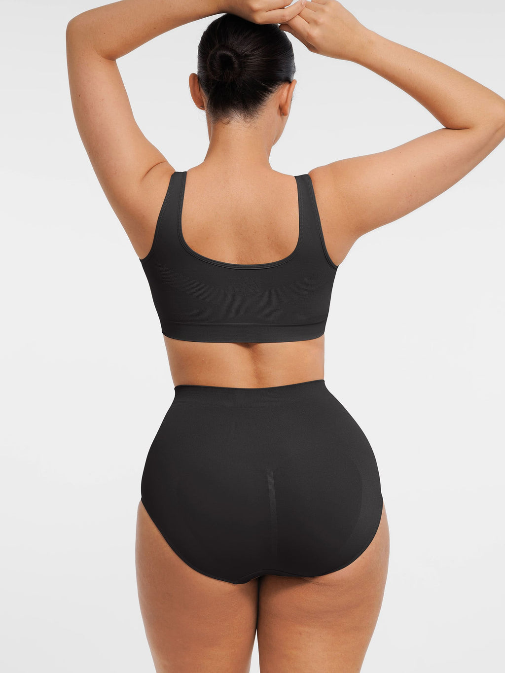 Conjunto de sujetador de tirantes anchos sin costuras y braguita moldeadora de abdomen sin costuras MyCurve