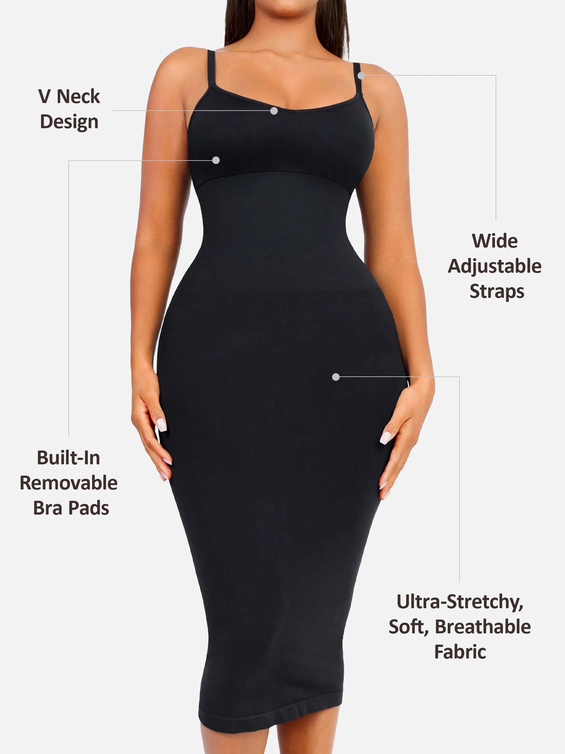 MyCurve Seamless Padded Slimming Dress