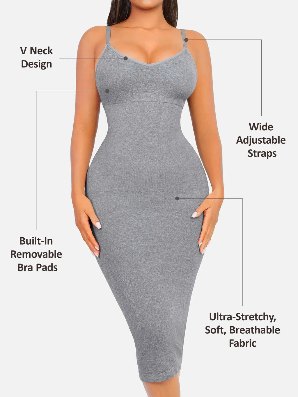 MyCurve Seamless Padded Slimming Dress