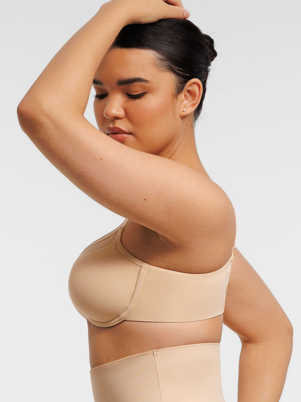 MyCurve Sheer Mesh Full Coverage Unpadded Underwire Bra