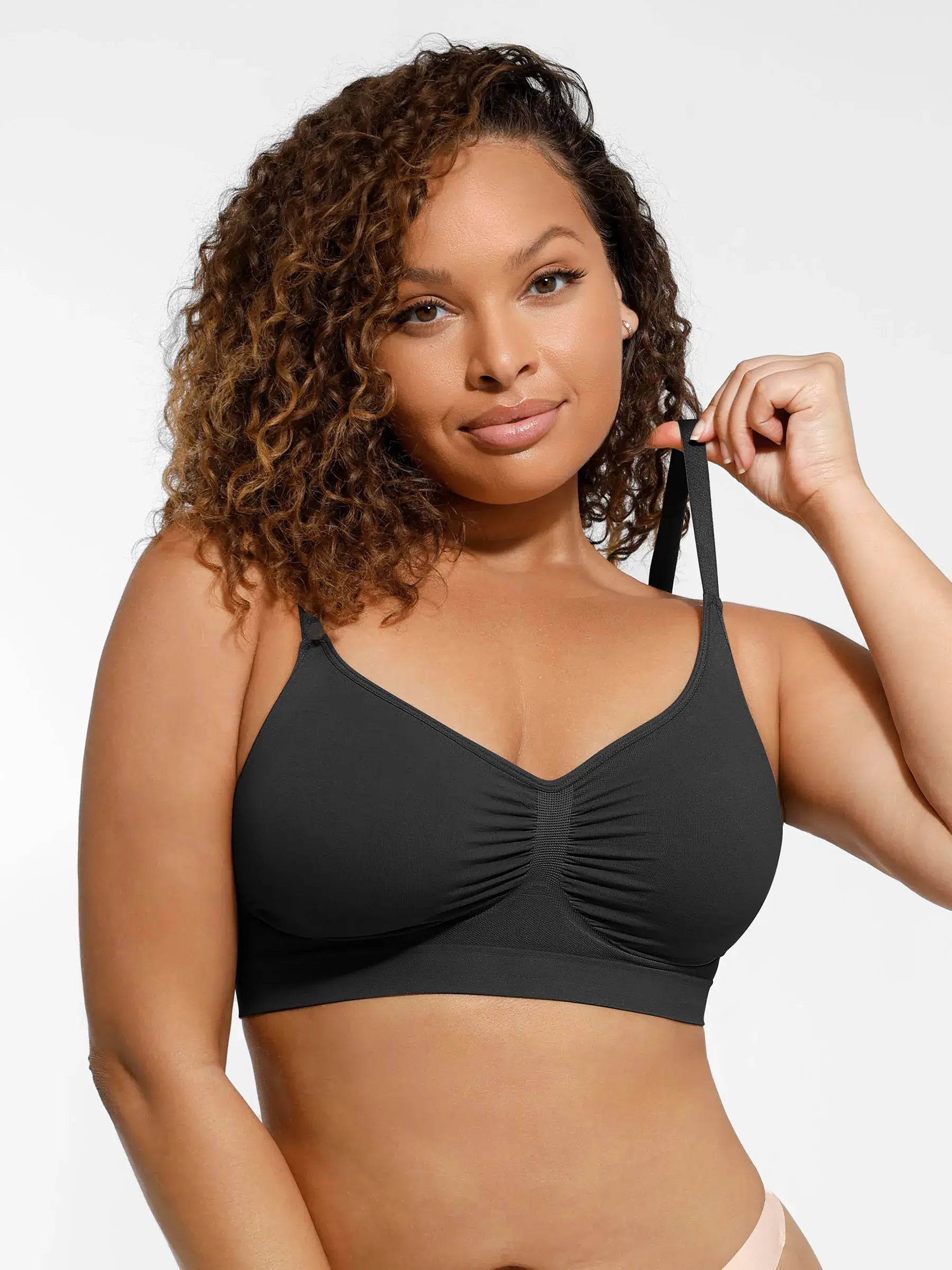 MyCurve Seamless Everyday Bra with Built-In Soft Padding