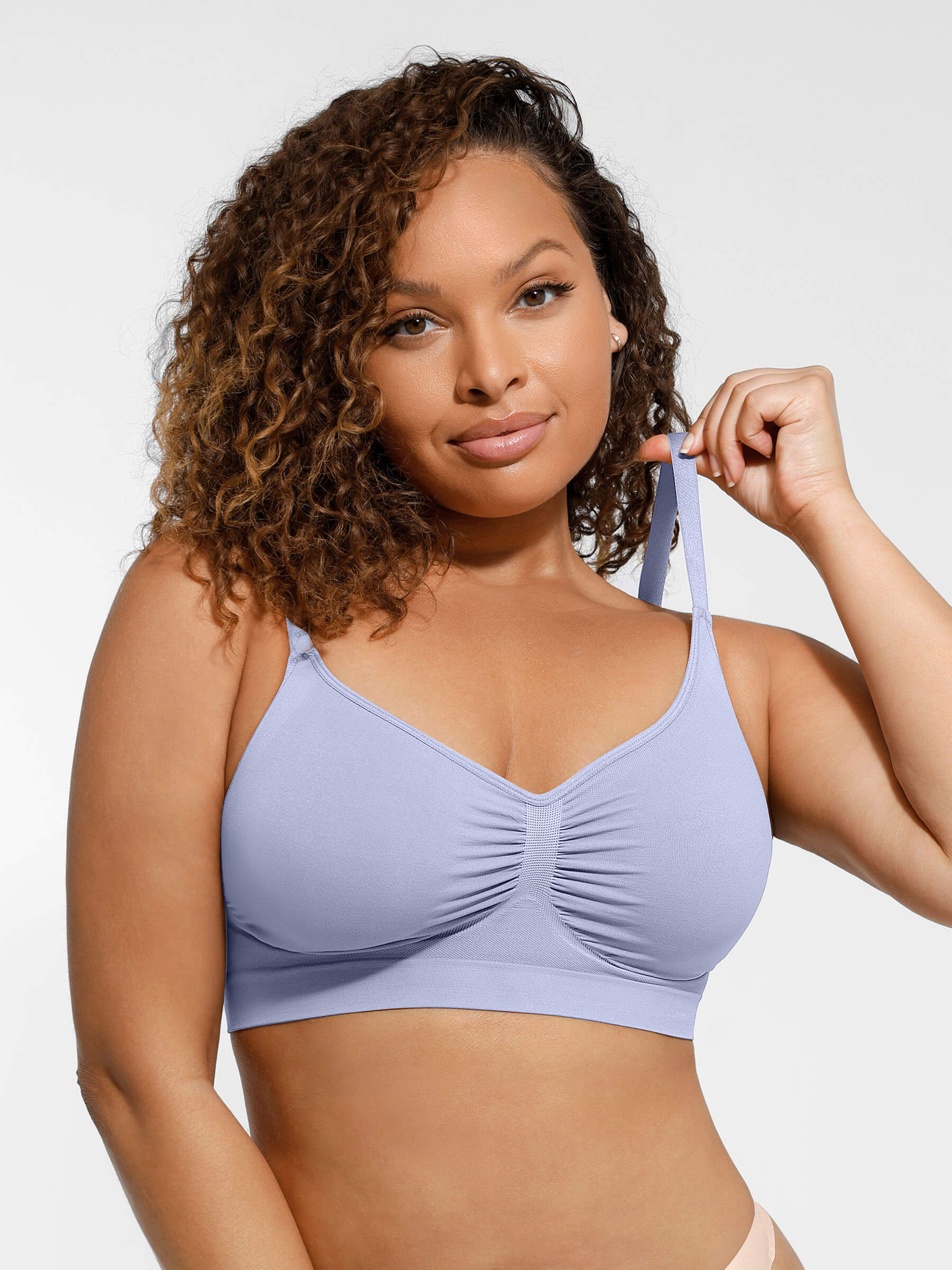 MyCurve Ultra-Soft Wireless Bra Seamless All-Day Wear