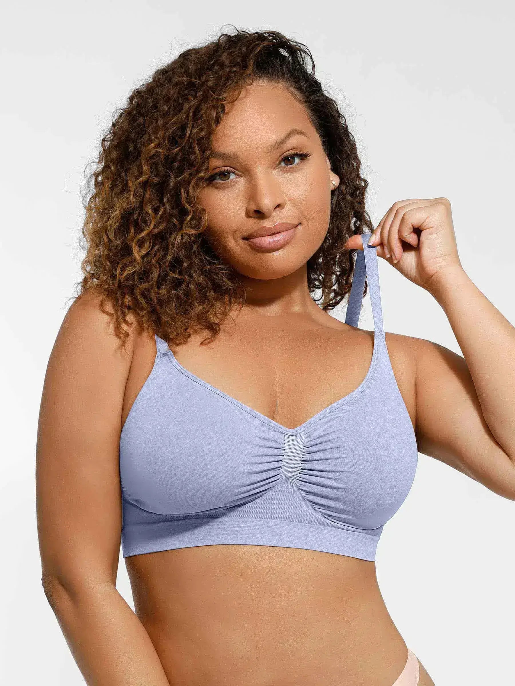 MyCurve Seamless Everyday Bra with Built-In Soft Padding