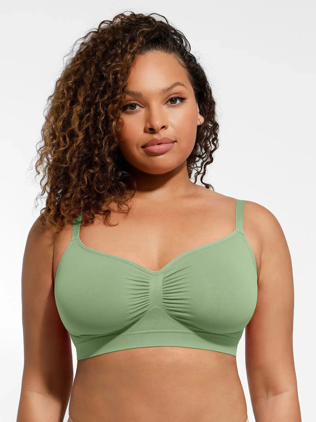 MyCurve Seamless Everyday Bra with Built-In Soft Padding