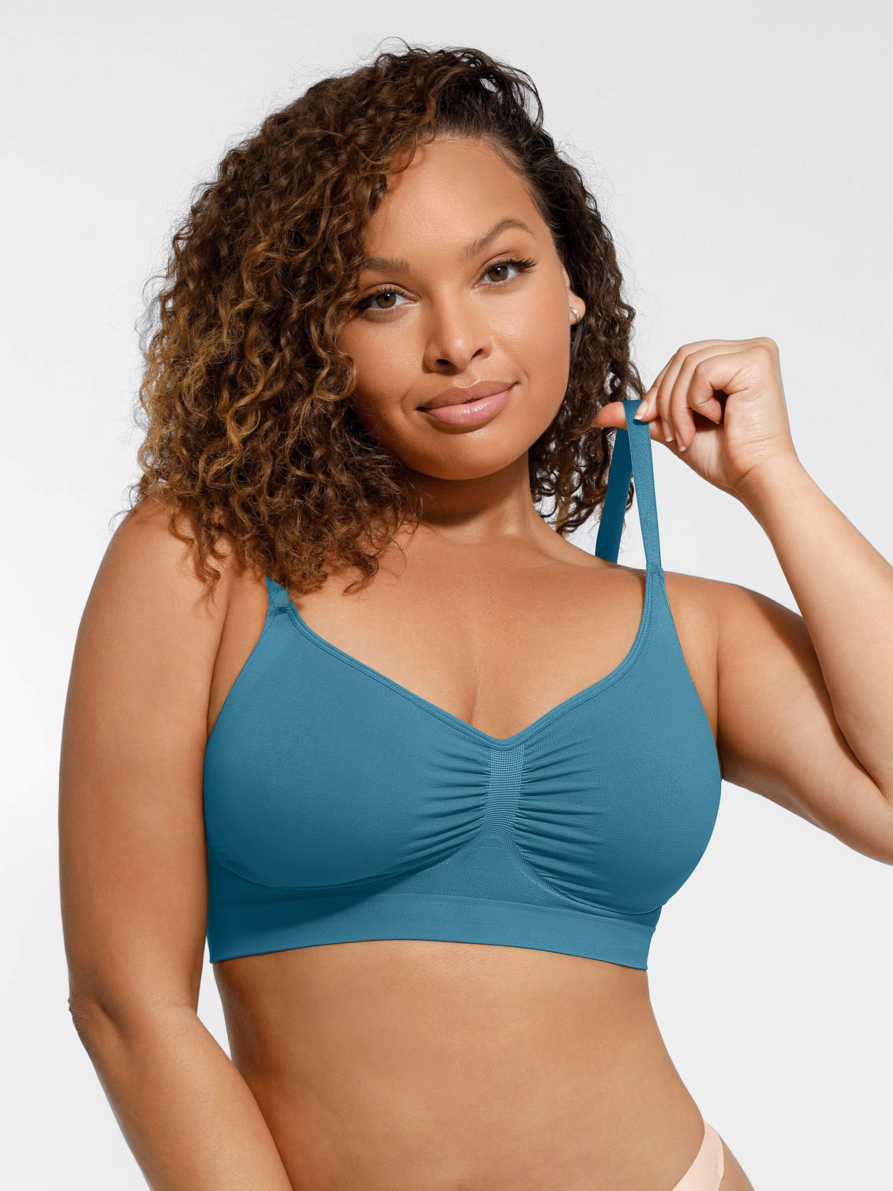 MyCurve Ultra-Soft Wireless Bra Seamless All-Day Wear
