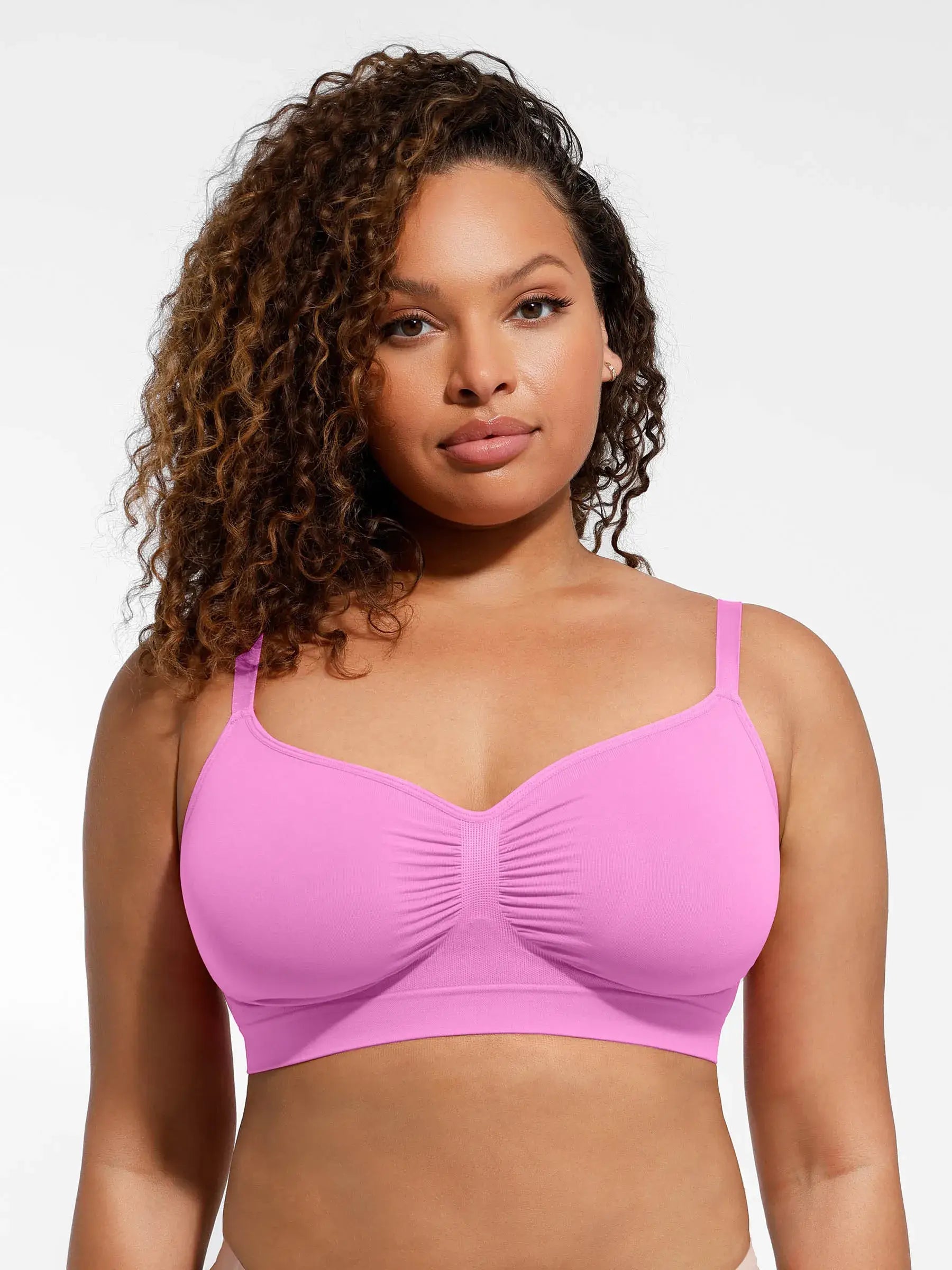 MyCurve Seamless Everyday Bra with Built-In Soft Padding