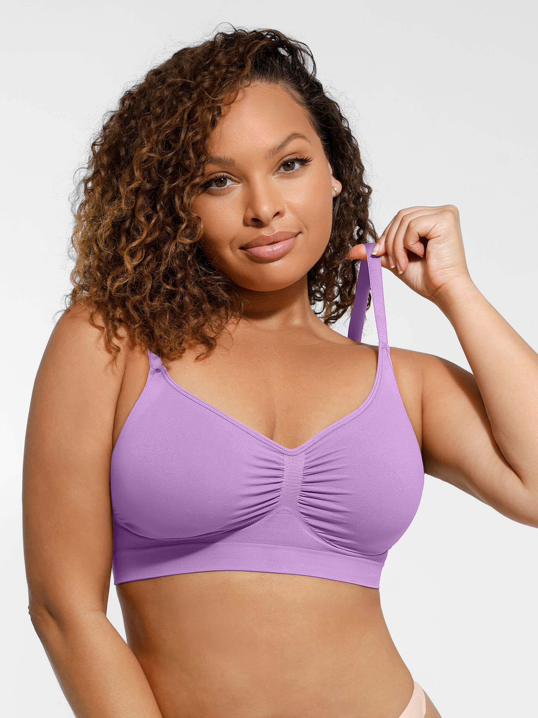 MyCurve Ultra-Soft Wireless Bra Seamless All-Day Wear