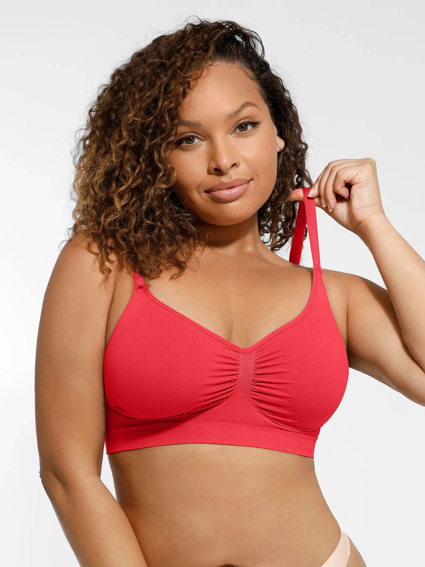 MyCurve Seamless Everyday Bra with Built-In Soft Padding